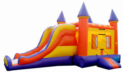 Purple/Yellow Medium Bouncy House